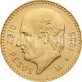 Moneda 10 Pesos Hidalgo Oro (Año Aleatorio)