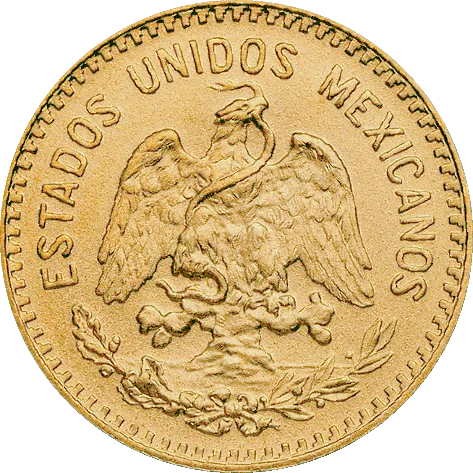 Moneda 10 Pesos Hidalgo Oro
