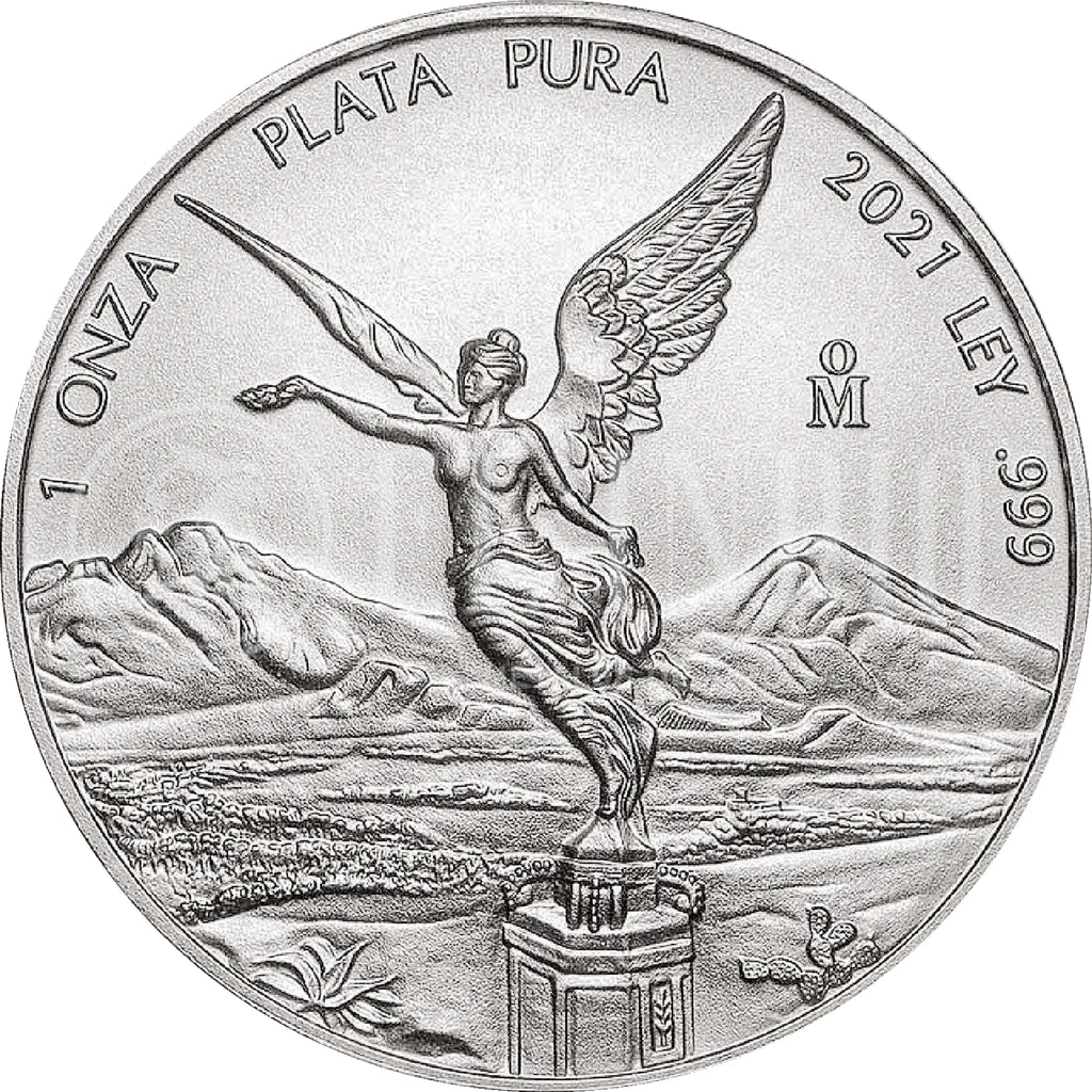 Moneda 1 Onza Libertad de Plata (Año y Condición Aleatoria)