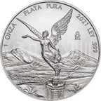Moneda 1 Onza Libertad de Plata (Año y Condición Aleatoria)