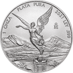 Moneda 1 Onza Libertad de Plata