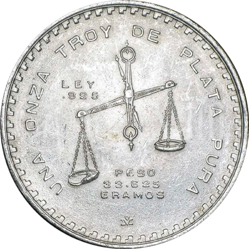 Moneda 1 Onza Troy Balanza de Plata