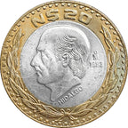 Moneda 20 Nuevos Pesos Bimetálica Plata/Bronce-Aluminio