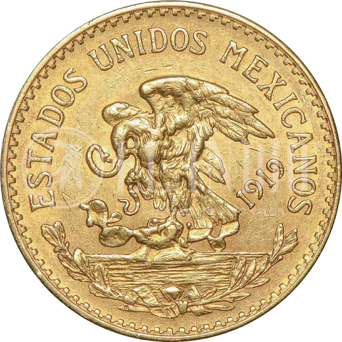 Moneda 20 Pesos Azteca Oro (Año Aleatorio)