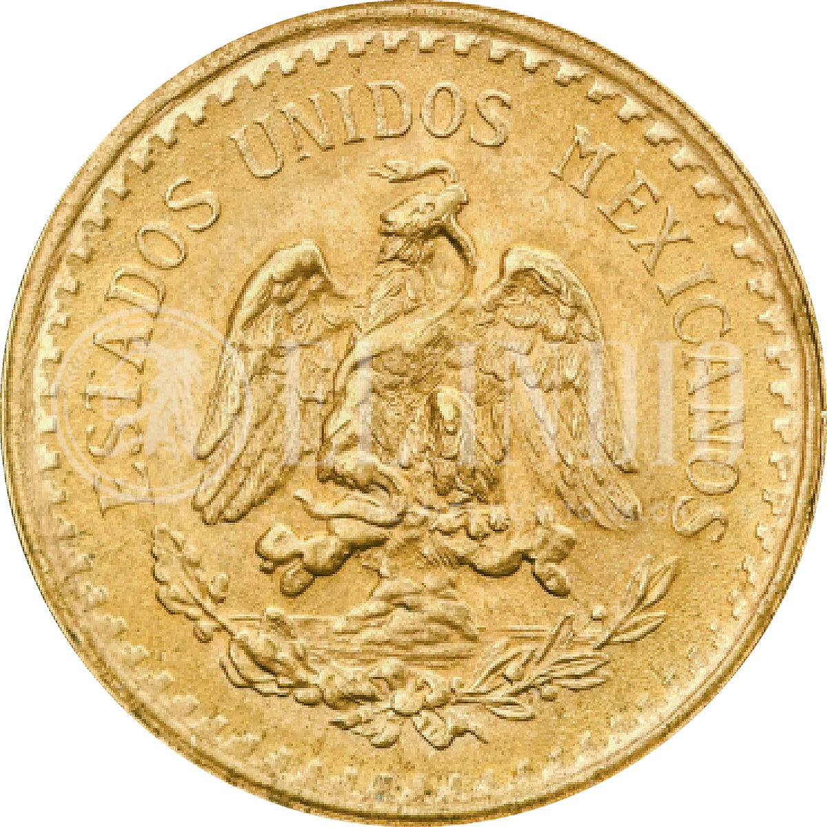 Moneda 2 1/2 Pesos Hidalgo Oro (Año Aleatorio)