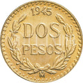 Moneda 2 Pesos Oro (Año Aleatorio)