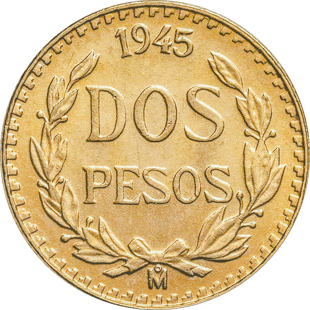 Moneda 2 Pesos Oro