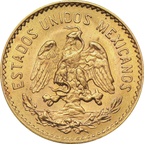Moneda 5 Pesos Hidalgo Oro