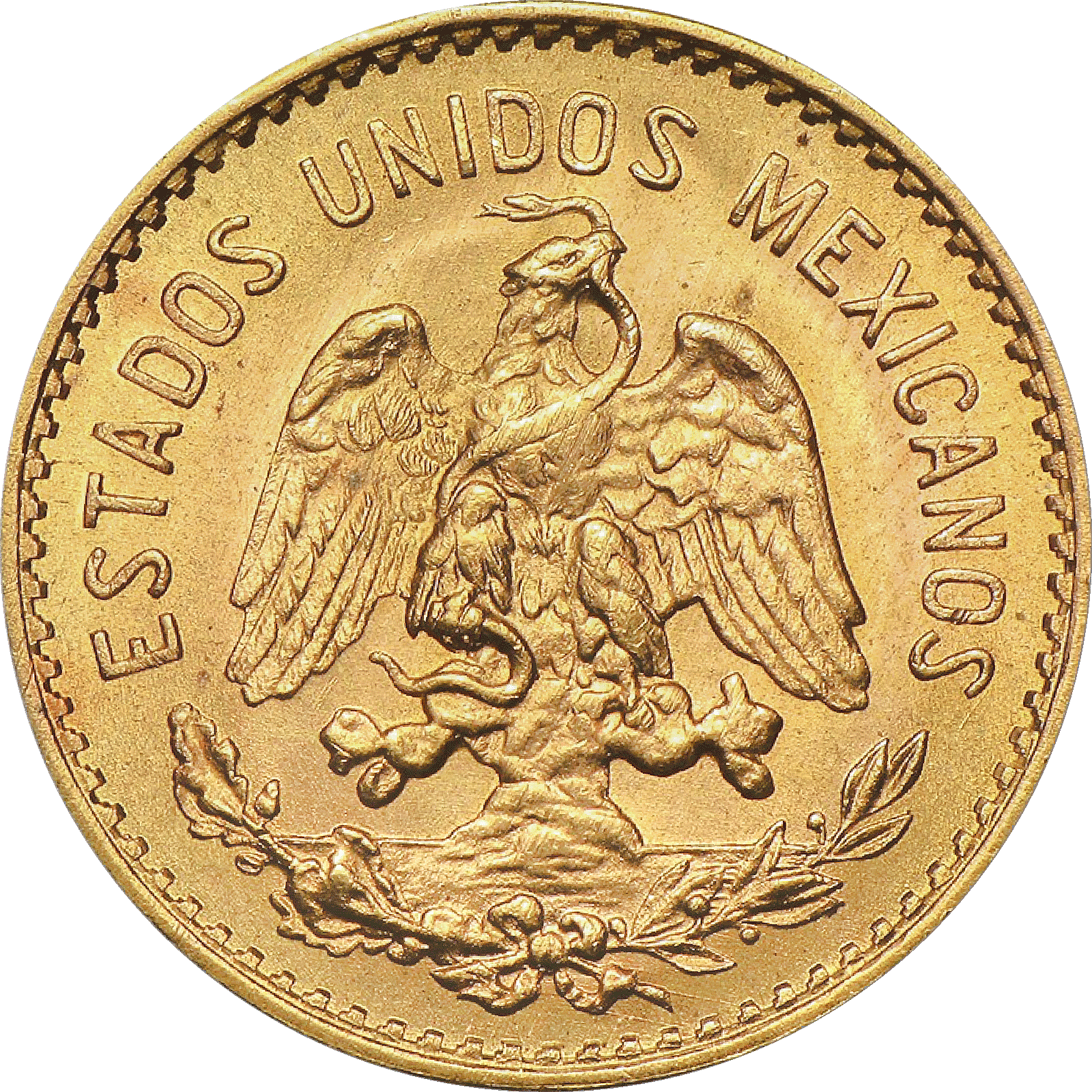 Moneda 5 Pesos Hidalgo Oro