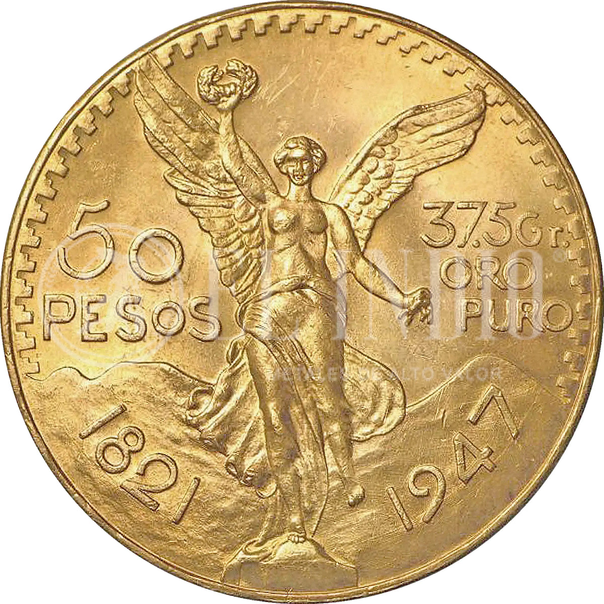 Moneda Centenario 50 Pesos Oro