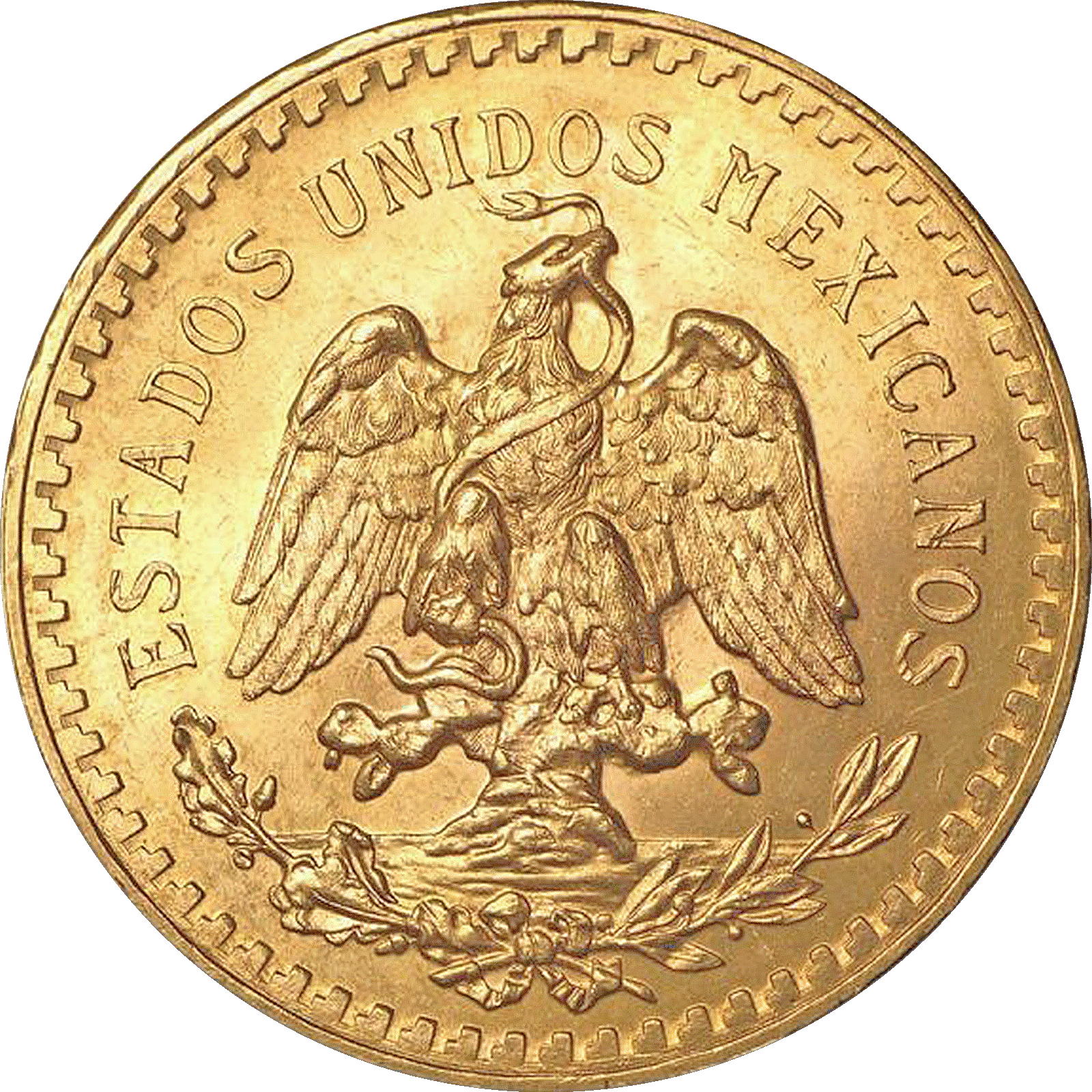 Moneda Centenario 50 Pesos Oro