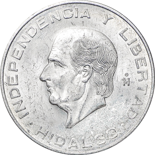 Moneda de Plata 10 Pesos Hidalgo