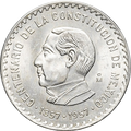 Moneda de Plata 10 Pesos Juárez