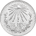 Moneda de Plata 1 Peso Resplandor