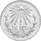 Moneda de Plata 1 Peso Resplandor