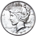 Moneda de Plata 1 dólar de la Paz