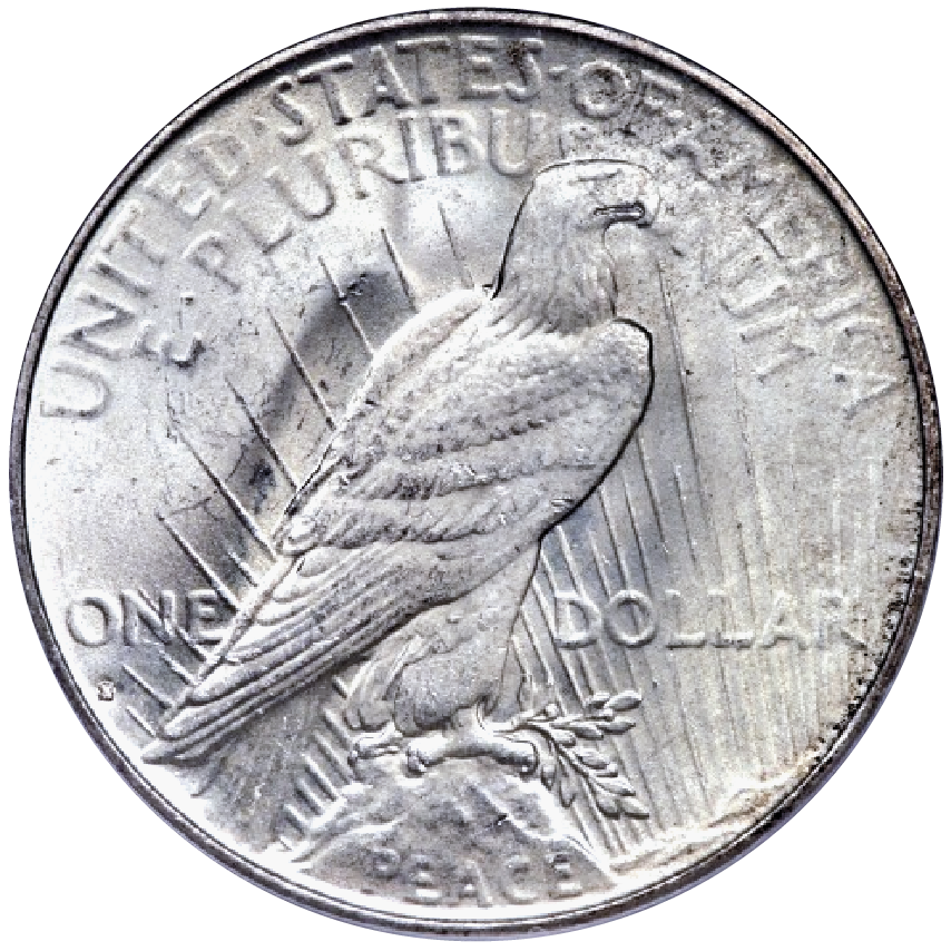 Moneda de Plata 1 dólar de la Paz