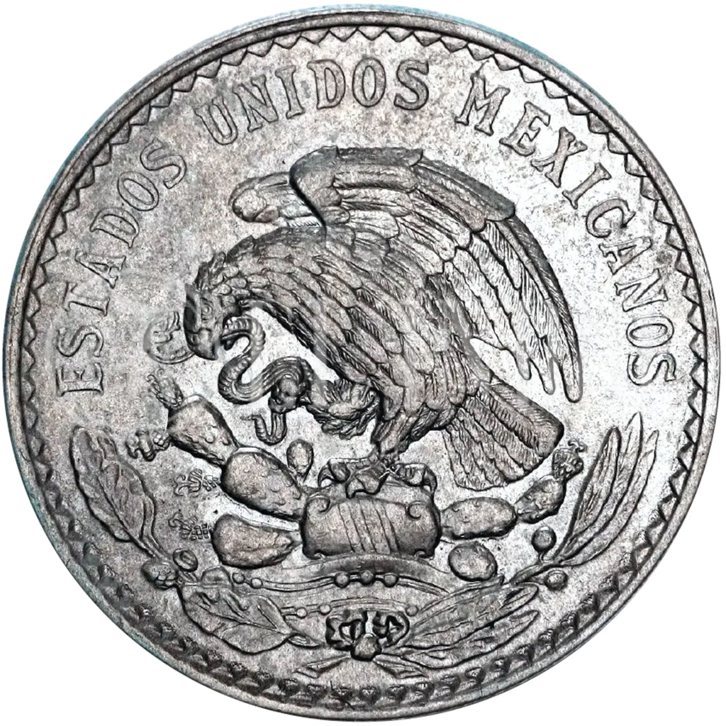 Moneda de Plata 1 Peso Morelos Cachetón