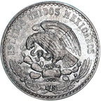 Moneda de Plata 1 Peso Morelos Cachetón