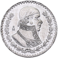 Moneda de Plata 1 peso Morelos Tepalcate