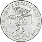 Moneda de Plata 25 Pesos Juegos Olímpicos