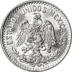 Moneda de Plata 50 Centavos