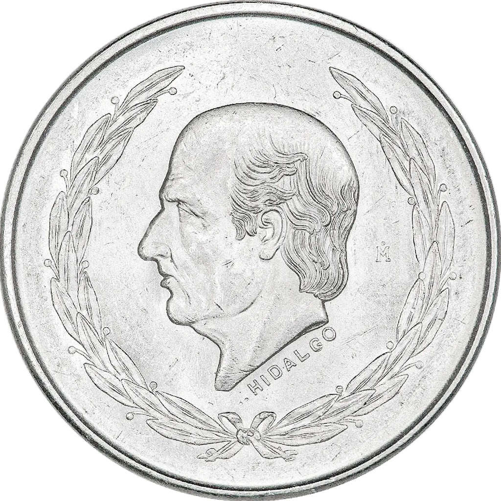 Moneda de Plata 5 Pesos Hidalgo "Grande"