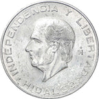 Moneda de Plata 5 Pesos Hidalgo "Chico"
