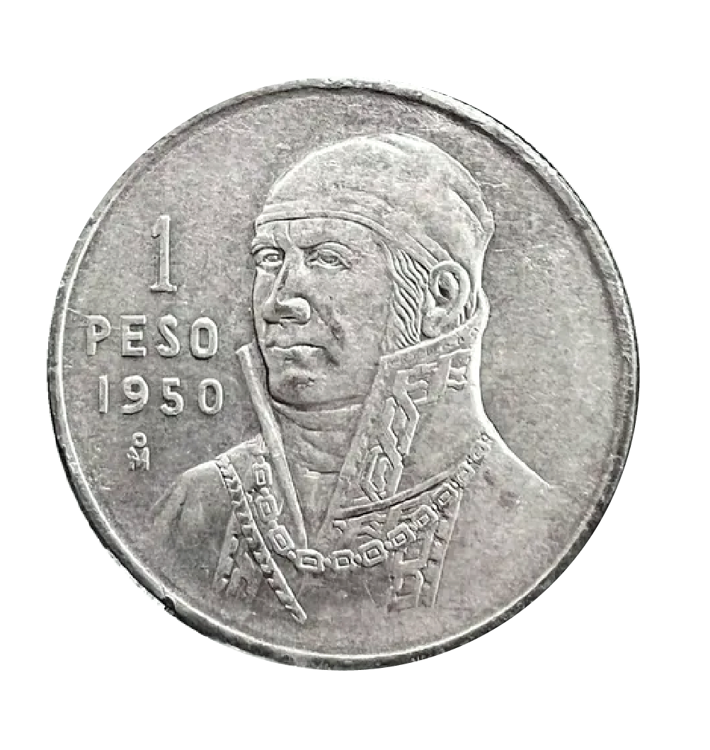 Moneda de Plata Morelos 1 peso