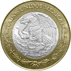 Moneda 10 Nuevos Pesos Bimetálica Plata/Bronce-Aluminio